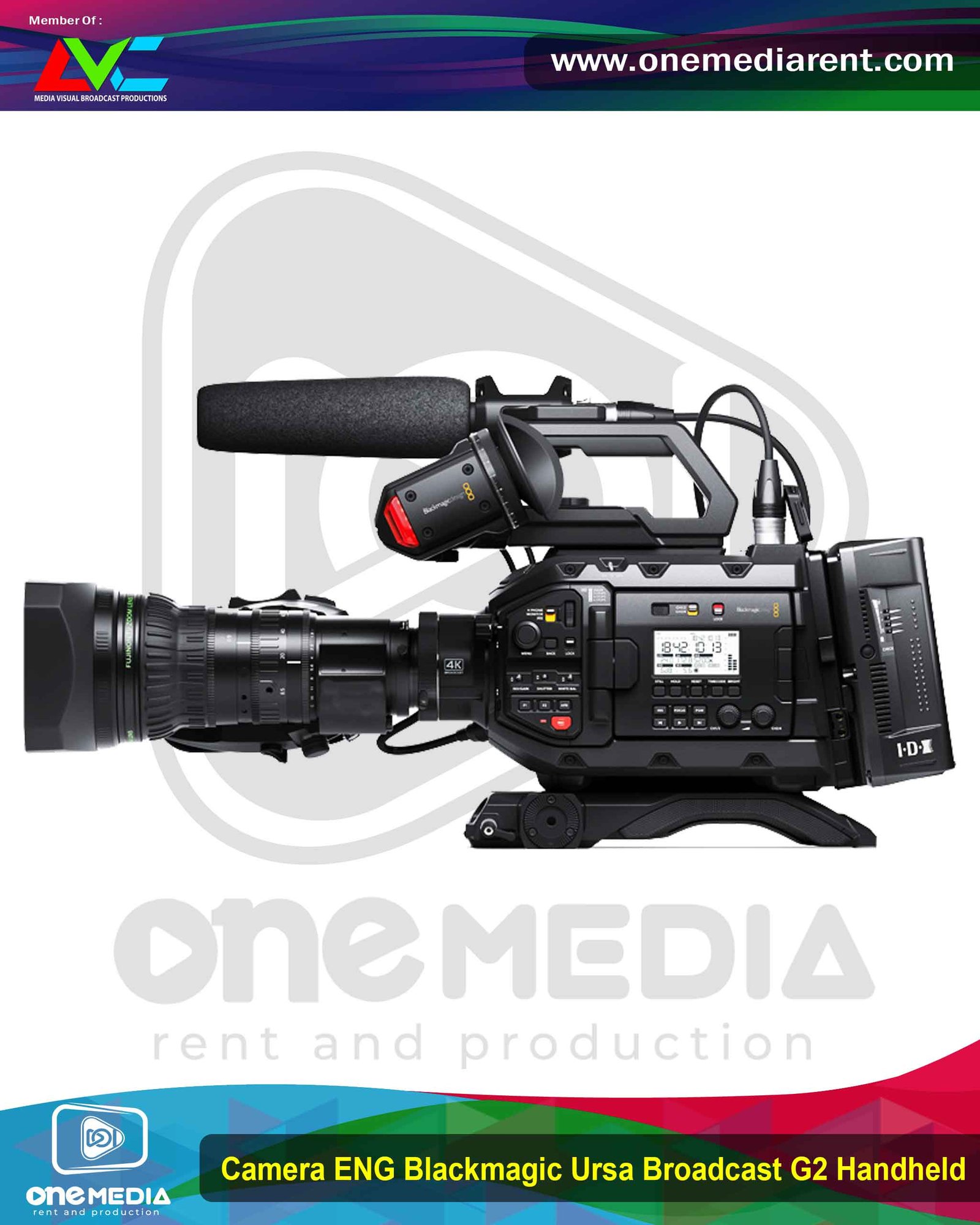 Camera ENG Blackmagic Ursa Broadcast G2 Handheld